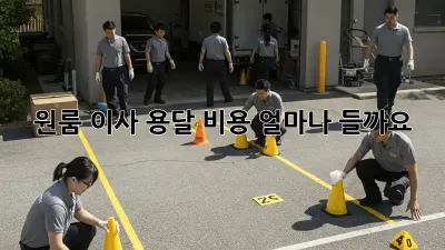 원룸 이사, 용달 비용 얼마나 들까요?